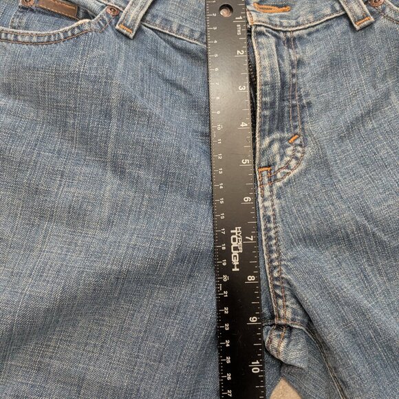 Eddie Bauer Jeans Womens 6 Blue Mid Rise Denim - Picture 4 of 5